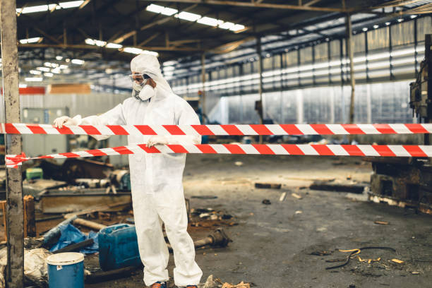 Professional Hoarding Cleanup technician working in Chippewa Lake, OH